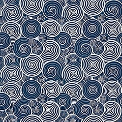 Abstract chaotic circles design pattern background