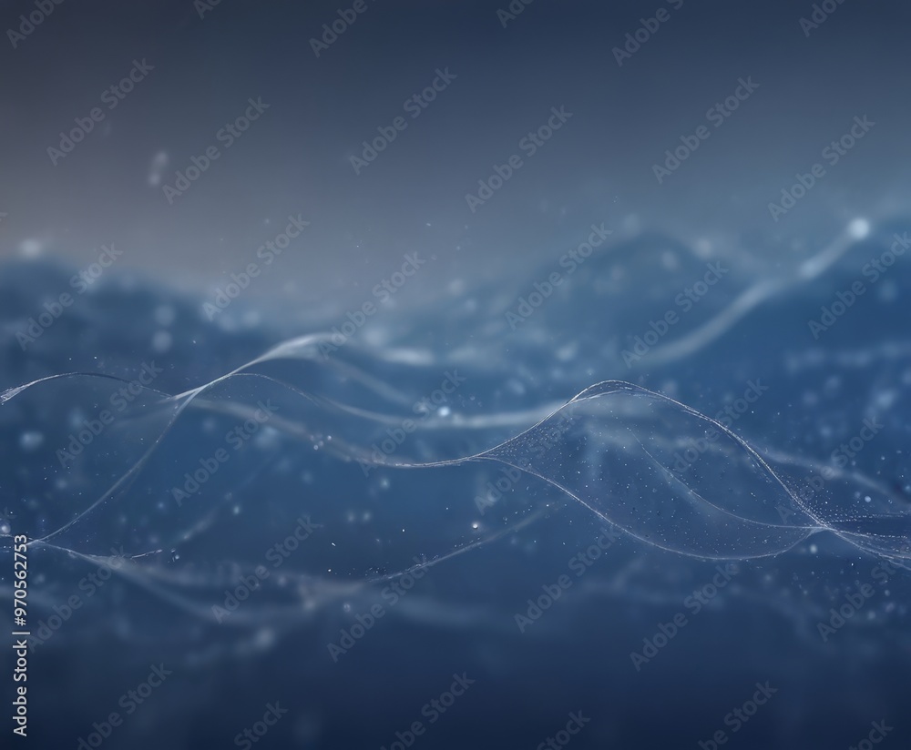 Fototapete a serene, abstract representation of water, with a gradient of blue hues transitioning from a darker