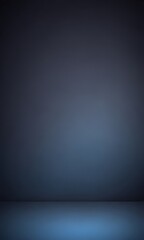 A dark blue gradient background with a smooth gradient effect, creating a minimalist and serene atmosphere.