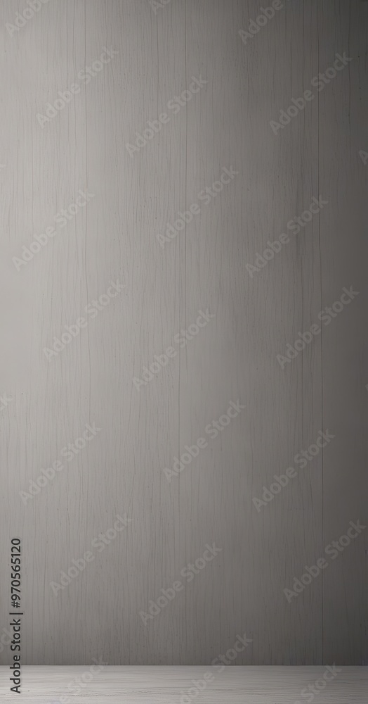 Aufkleber A gray wall with vertical lines, creating a textured and abstract background.
