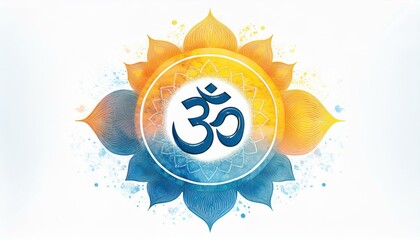 Om or Aum sign and symbol of hinduism