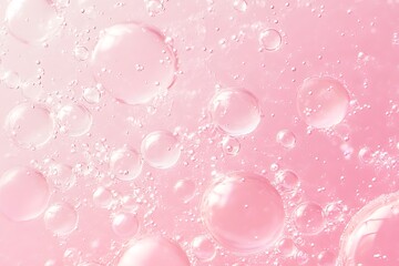 light pink oil bubbles texture 