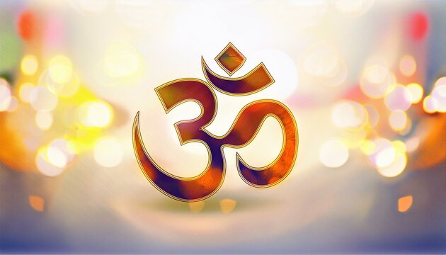 Om or Aum sign and symbol of hinduism