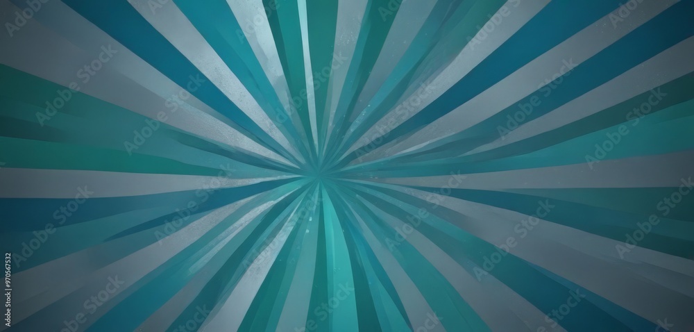 Fototapete a radial pattern of blue and white stripes, creating a vibrant and dynamic visual effect. the stripe