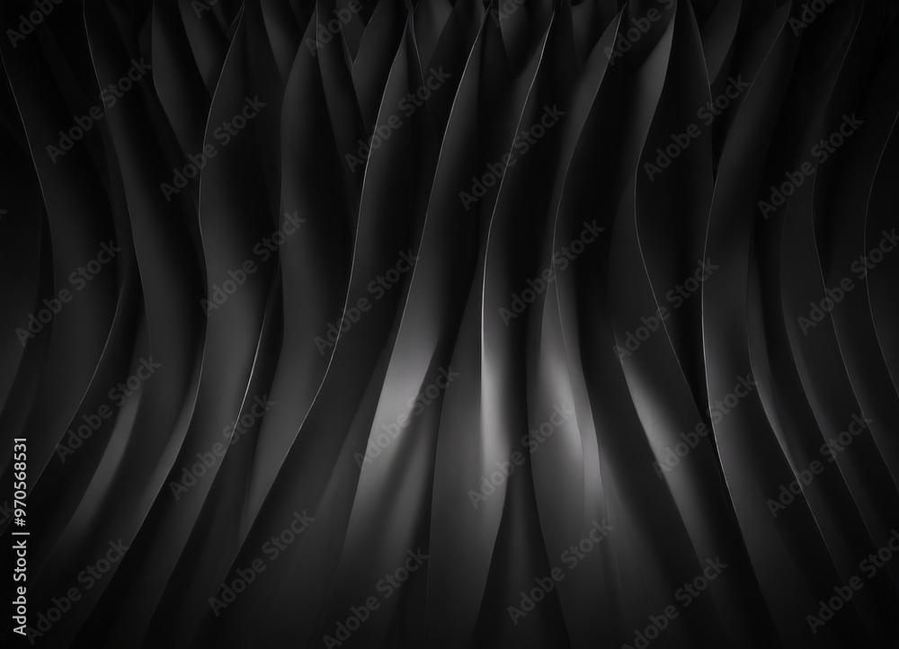 Aufkleber a dark, abstract background with a repeating pattern of curved lines, creating a sense of depth and movement.