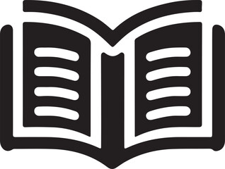 Minimalist Book vector. Book icon vector design. Book symbol.