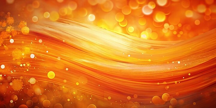 Vibrant and energetic backdrop with orange brushstrokes, bokeh, and gradients