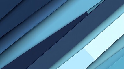 Fototapeta premium Abstract Geometric Pattern with Diagonal Blue and Cyan Stripes