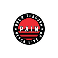 Motivational t shirt design for man