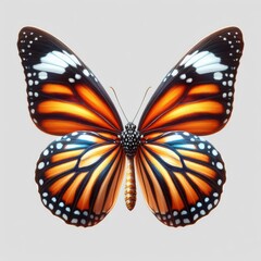 Fototapeta premium PNG Flying plain tiger butterflies butterfly animal insect 