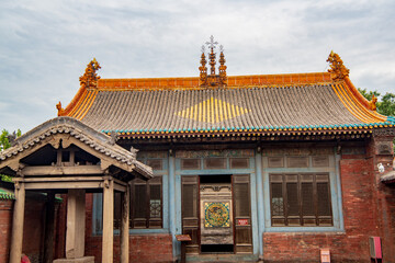 Ancient architecture of Houtu Temple in Jiexiu, Jincheng, Shanxi, China