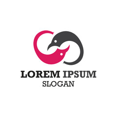 vector design elements for your company logo, fish monogram logo. modern logo design, business corporate template. fish icon.