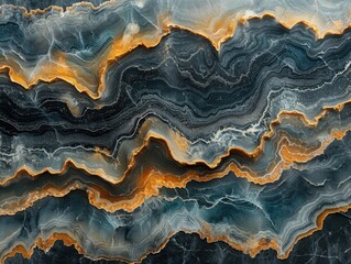 Fototapeta premium Abstract art with a focus on texture, using impasto techniques to create a sense of depth and dimension within the marble pattern.