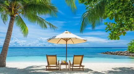 Obraz premium 旅行イメージ ビーチリゾート