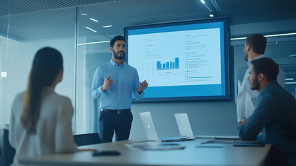 business team working together in office, business team at a meeting, business team working together