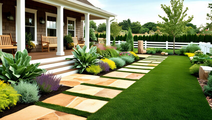 Designing a farmhouse-style landscape