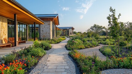 Stone Path Garden Home.