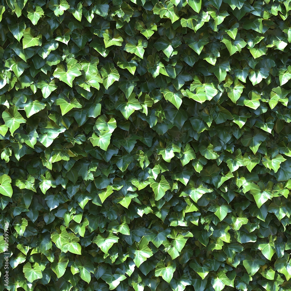 Canvas Prints green ivy leaves wall texture