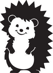 Hedgehog Vector Silhouette illustration art