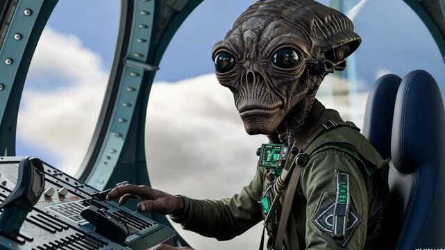 aliens in flying saucers