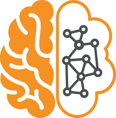 Vector Brain logo design template