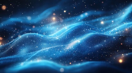 Fototapeta premium Blue wave power energy graphic background