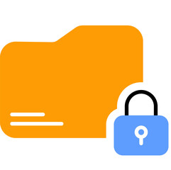 Encryption data icon, cyber security