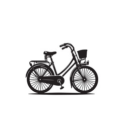 Bicycle vector illustration. Bicycle logo, icon vector design isolated on white background.