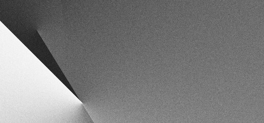 Black white grainy background, monochrome gray noisy texture dark grunge banner, header poster cover backdrop design