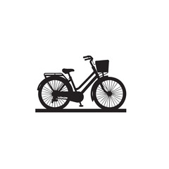 Fototapeta premium Bicycle vector illustration. Bicycle logo, icon vector design isolated on white background.
