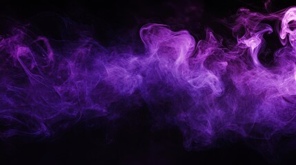 The Purple Abstract Smoke Flow