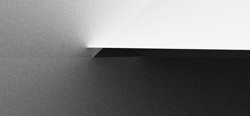 Black white grainy background, monochrome gray noisy texture dark grunge banner, header poster cover backdrop design