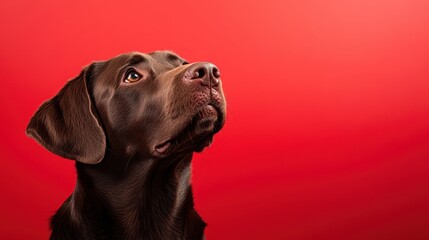 Fototapeta premium The Portrait of a Dog