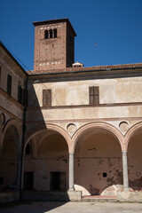 Pavia San Lanfranco church rural rock ancient vision panorama