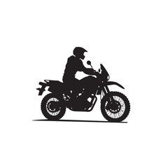 Motorcycle vector design. Motorcycle silhouette. Motor bike illustration isolated on white background.