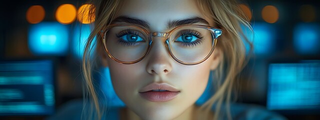  AI cyber security concept. Diverse IT specialist team analyzing artificial intelligence online risk threats to consumer data & privacy. Software developers coding & ethical hacking in dark office 