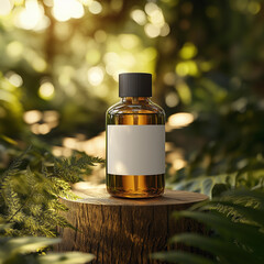 Fototapeta premium Mockup shampoo and shower gel