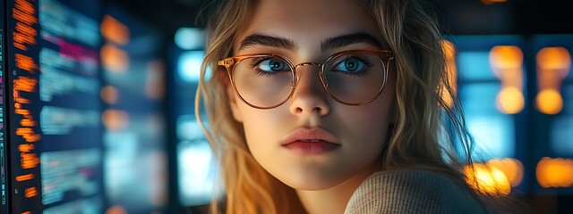  AI cyber security concept. Diverse IT specialist team analyzing artificial intelligence online risk threats to consumer data & privacy. Software developers coding & ethical hacking in dark office 