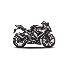Fototapeta premium Motorcycle vector design. Motorcycle silhouette. Motor bike illustration isolated on white background.