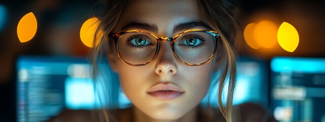  AI cyber security concept. Diverse IT specialist team analyzing artificial intelligence online risk threats to consumer data & privacy. Software developers coding & ethical hacking in dark office 