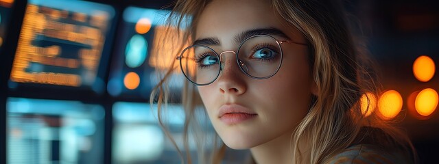  AI cyber security concept. Diverse IT specialist team analyzing artificial intelligence online risk threats to consumer data & privacy. Software developers coding & ethical hacking in dark office 