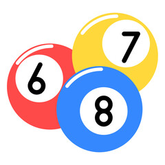 Billiard Ball Illustration