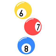 Billiard Ball Illustration