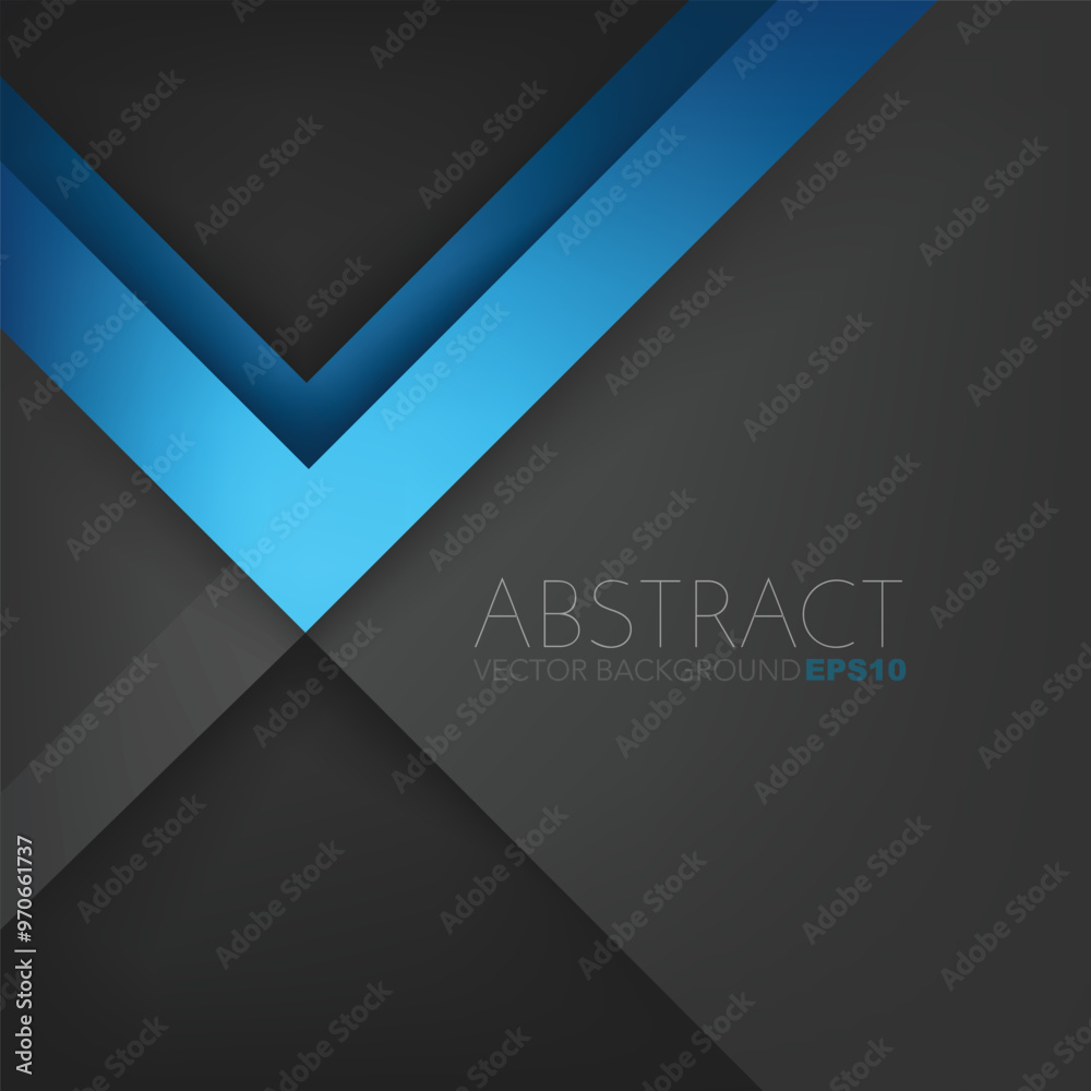 Fototapete graphic geometric triangle overlap vector layer background for text and message design