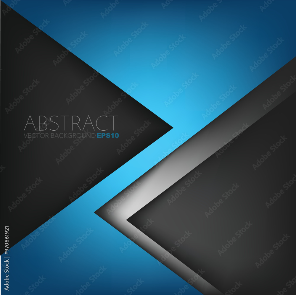 Fototapete graphic geometric triangle overlap vector layer background for text and message design