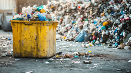 Recycling systems in an industrial setting for reducing waste