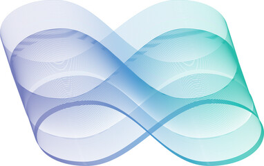 無限 ラインウェーブ グラフィック 背景素材