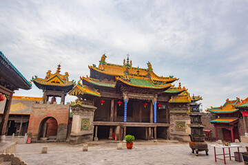 Ancient architecture of Houtu Temple in Jiexiu, Jincheng, Shanxi, China