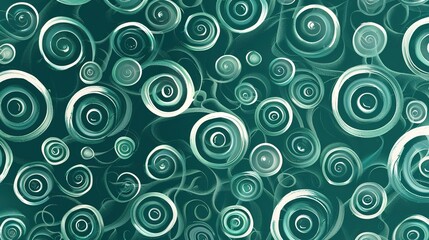Fototapeta premium Swirl pattern wallpaper