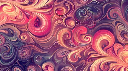 Swirl pattern wallpaper